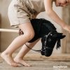 Hobby Horse – koń na kiju dla dzieci 68 cm (czarny)